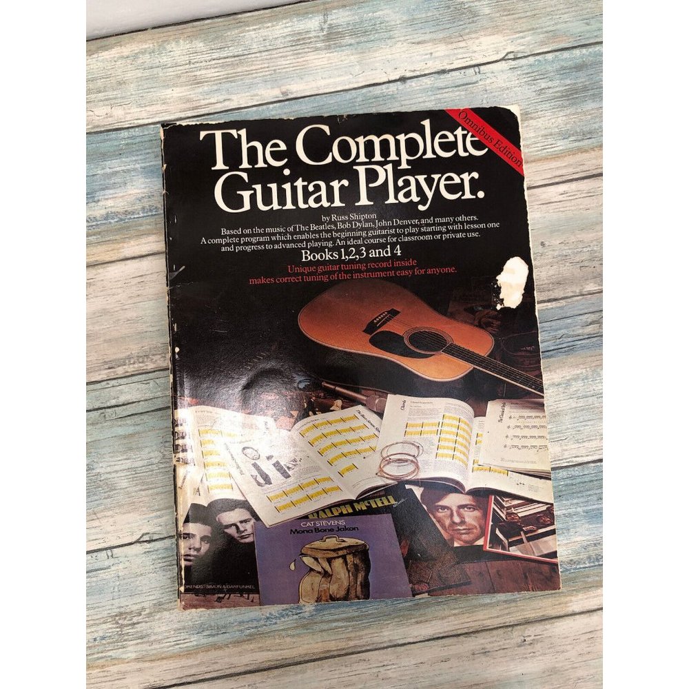 The Complete Guitar Player Books 1, 2, 3, and 4. by Russ Shipton With record